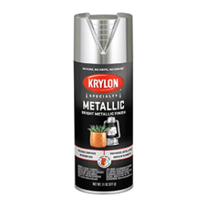 KRYLON K01401777 1401 11 OZ BRIGHT SILVER METALLIC SPRAY PAINT