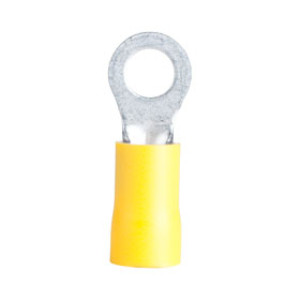 GARDNER BENDER 15-098 V.I. RING TERMINAL 4 AWG STUD SZ 3/8" YELLOW 4/CARD
