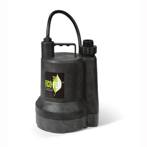 ECO-FLO SUP54 1/6 HP MANUAL SUBMERSIBLE UTILITY PUMP 1680 GPH THERMOPLASTIC