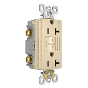 PASS & SEYMOUR  2097ICCD12 20A GFCI SELF TEST IVORY