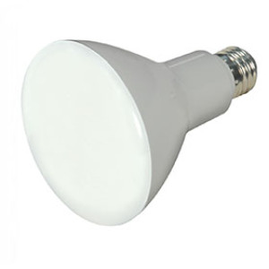 SATCO S9621 9.5W LED BR30 REFLECTOR 3000K 120V DIMMABLE MED BASE 300' BEAM SPR