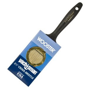 WOOSTER Z1120 2-1/2" YACHTSMAN SYNTHETIC WHITE CHINA FLAT BEAVERTAIL BRUSH