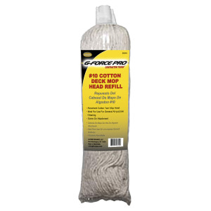 G-FORCE #10 COTTON DECK MOP HEAD REFILL
