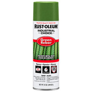 RUST-OLEUM 261937 INDUSTRIAL CHOICE 12 OZ GREEN REBAR EPOXY SPRAY