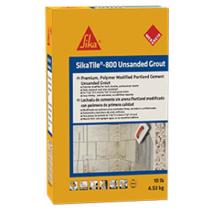 SIKATILE 800 828601 10LB GLACIER PREMIUM DUSTLESS UNSANDED FLOOR GROUT