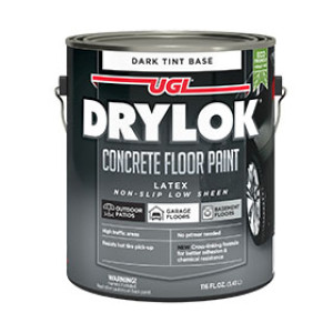 UGL DRYLOK 832883 DARK TINT BASE LATEX CONCRETE FLOOR PAINT LOW VOC