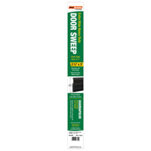 FROST KING A8236BK 2-3/8" X 36" BLACK EXTRA WIDE HEAVY DUTY VINYL DOOR SWEEP