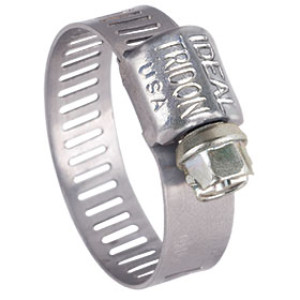 IDEAL CLAMP 6260451 MICRO-GEAR #4 5/16" 5/8" STAINLESS STEEL HOSE CLAMP 10 PK