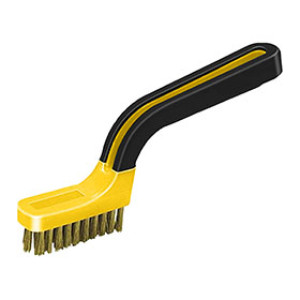ALLWAY TOOLS 12126 BB1 7"L X 3/4" SOFT GRIP NARROW BRASS STRIPPER BRUSH SMALL
