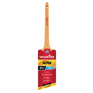 WOOSTER 4230 2-1/2" ALPHA FIRM MICRO TIP THIN ANGLE RATTAIL PAINT BRUSH