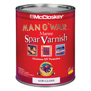 MCCLOSKEY MAN O'WAR 6539.005 GLOSS EXTERIOR MARINE SPAR VARNISH 275 VOC