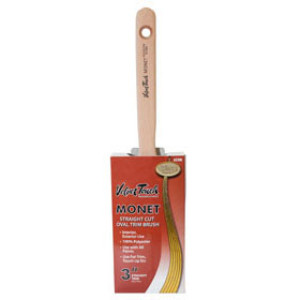 VELVET TOUCH MONET S1 3" STRAIGHT CUT OVAL TRIM BRUSH
