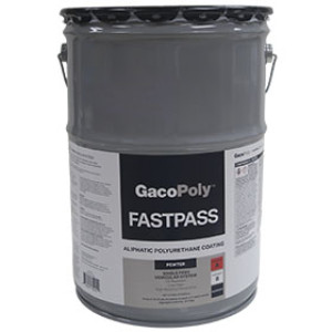 GACO FP6502V-4.5K 4.5GAL FASTPASS PEWTER POLYURTHNE VEHICULAR DECK COATING KIT