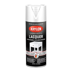 KRYLON K07031777 7031 12 OZ GLOSS WHITE LACQUER SPRAY PAINT