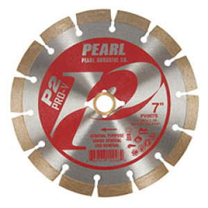PEARL ABRASIVE PV007S 7" X .090 X 7/8" SEGMENTED DIAMOND BLADE