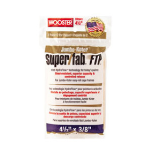 WOOSTER RR941 4-1/2" X 3/8" JUMBO-KOTER SUPER/FAB FTP KNIT ROLLER COVER 2-PACK