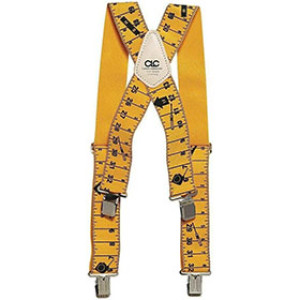 CLC 110RUL 2" HEAVY DUTY YELLOW RULER PRINT WORK SUSPENDERS