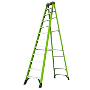 LITTLE GIANT 15802 A FORCE TYPE 1A 12' 300 LB RATED FIBERGLASS STEP LADDER