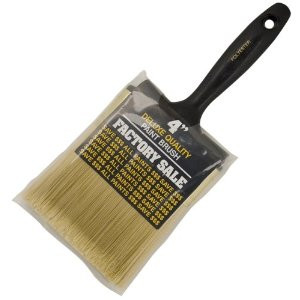 WOOSTER P3974 4" FACTORY SALE POLYESTER FLAT PLASTIC HANDLE PAINT BRUSH