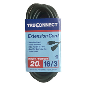 MR BRANDS 32517 20' 16/3 TRUCONNECT GREEN OUTDOOR EXTENSION CORD