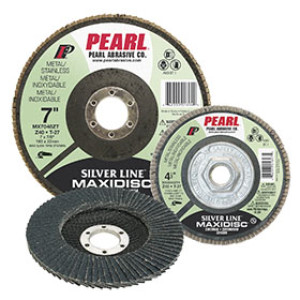 PEARL ABRASIVE MX4560ZT 4-1/2" X 7/8" 60 GRIT MAXIDISC FLAP DISC 10-PACK