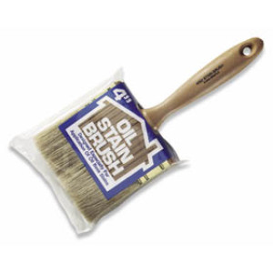 WOOSTER 4052 4" OIL STAIN WHITE CHINA BRISTLE FLAT BEAVERTAIL PAINT BRUSH
