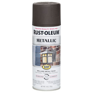 RUST-OLEUM STOPS RUST 248636 METALLIC FINISH OIL RUBBED BRONZE 11 OZ