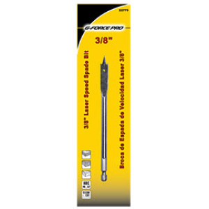 G-FORCE 22775 3/8" LAZER SPEED SPADE DRILL BIT