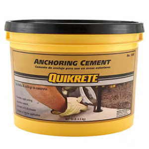 PACKAGE PAVEMENT QUIKRETE 1245-11 10 LB EXTERIOR ANCHORING CEMENT