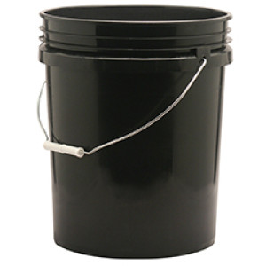 LEAKTITE LT 1123025 5 GALLON BLACK .70 MIL PRO PLASTIC PAINT PAIL
