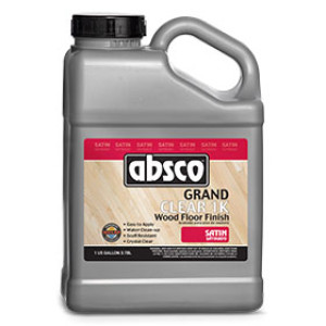 ABSOLUTE COATINGS 96101 ABSCO GRAND CLEAR 1K SATIN WOOD FLOOR FINISH