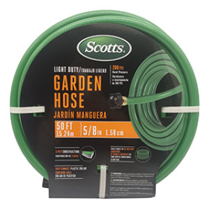MR BRANDS 83066 SCOTT'S 5/8" X 50' LIGHT DUTY GARDEN HOSE