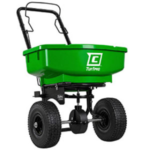 CHAPIN 89000A 80 LB RESIDENTIAL TURF SPREADER 10" PNEUMATIC TIRES U-HANDLE