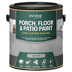 EVOLVE EV24-PFGRAY-5 PORCH & FLOOR EXTERIOR SEMI-GLOSS GRAY PAINT