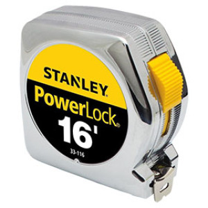 STANLEY 33-116 POWERLOCK 16' X 3/4" TAPE MEASURE