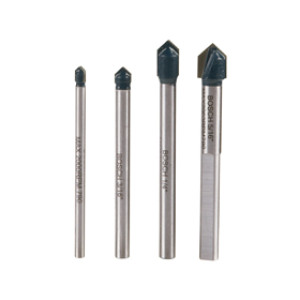 BOSCH GT-2000 4PC GLASS AND TILE CARBIDE TIP DRILL BIT SET