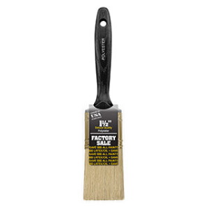 WOOSTER P3971 1-1/2" FACTORY SALE POLYESTER FLAT PLASTIC HANDLE PAINT BRUSH