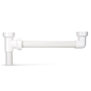 PLUMB PAK 125-16QLK INSTA-PLUMB DBL BOWL SINK 16" END OUTLET WASTE KIT 1-1/2"