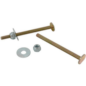 PLUMB PAK PP835-14 TOILET BOLTS 1/4-20 X 3-1/2" BRASS PLATED