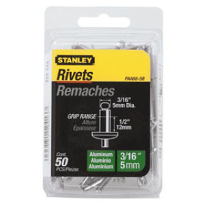 STANLEY PAA68-5B 3/16" X 1/2" ALUMINUM RIVETS (50PK)