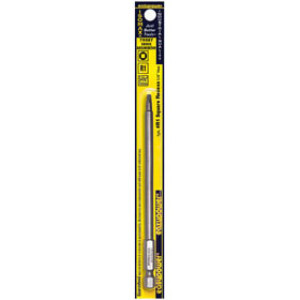 EAZYPOWER 79387 R1 SQUARE RECESS 6" ROTARY & IMPACT TOOL BIT 1/4" HEX 1-PACK