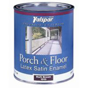 VALSPAR PORCH & FLOOR 27-1500 WHITE LATEX SATIN ENAMEL
