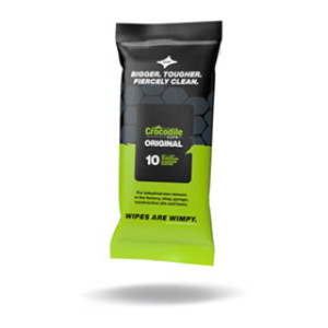 CROCODILE CLOTH ORIGINAL 10CT HEAVY-DUTY HAND & MULTI-SURFACE CLEANING WIPES