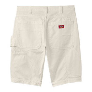 DICKIES INC. A861J0WH40 40"W X 11" L WHITE PAINTERS SHORTS