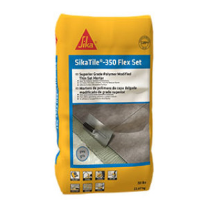 SIKATILE 350 50LB GRAY FLEX SET SUPERIOR GRADE POLYMER MODIFIED THINSET MORTAR