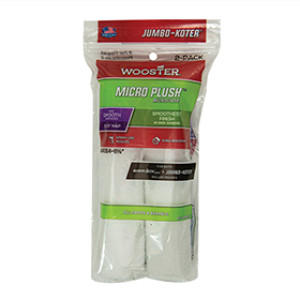 WOOSTER RR314 6-1/2" X 5/16" JUMBO-KOTER MICRO PLUSH MICROFIBER ROLLER 2-PACK