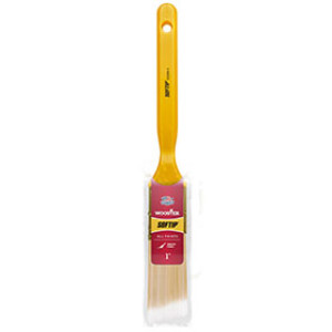 WOOSTER Q3208 1" SOFTIP SOFT WHITE NYLON/GOLD POLYESTER ANGLE SASH BRUSH