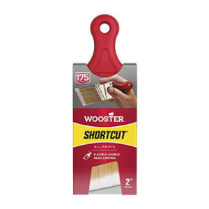 WOOSTER Q3211 2" SHORTCUT SOFT POLYESTER ANGLE SHERGRIP PAINT BRUSH
