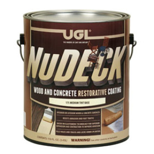 UGL NUDECK 831811 175 MEDIUM TINT BASE WOOD AND CONCRETE RESTORATIVE COATING