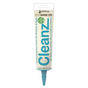SASHCO CLEANZ 11065 6.0 OZ TUBE ALMOND ACTIVE ENZYME CAULK FOR KITCHEN & BATH